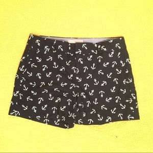 banana republic anchor print shorts